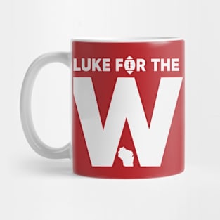 Luke for the W // Vintage Wisconsin Football Mug